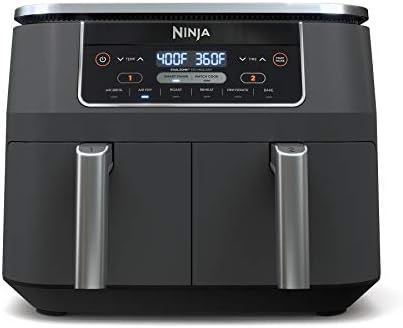 Amazon.com: Ninja DZ201 Foodi 8 Quart 6-in-1 DualZone 2-Basket Air Fryer with 2 Independent Fryin... | Amazon (US)
