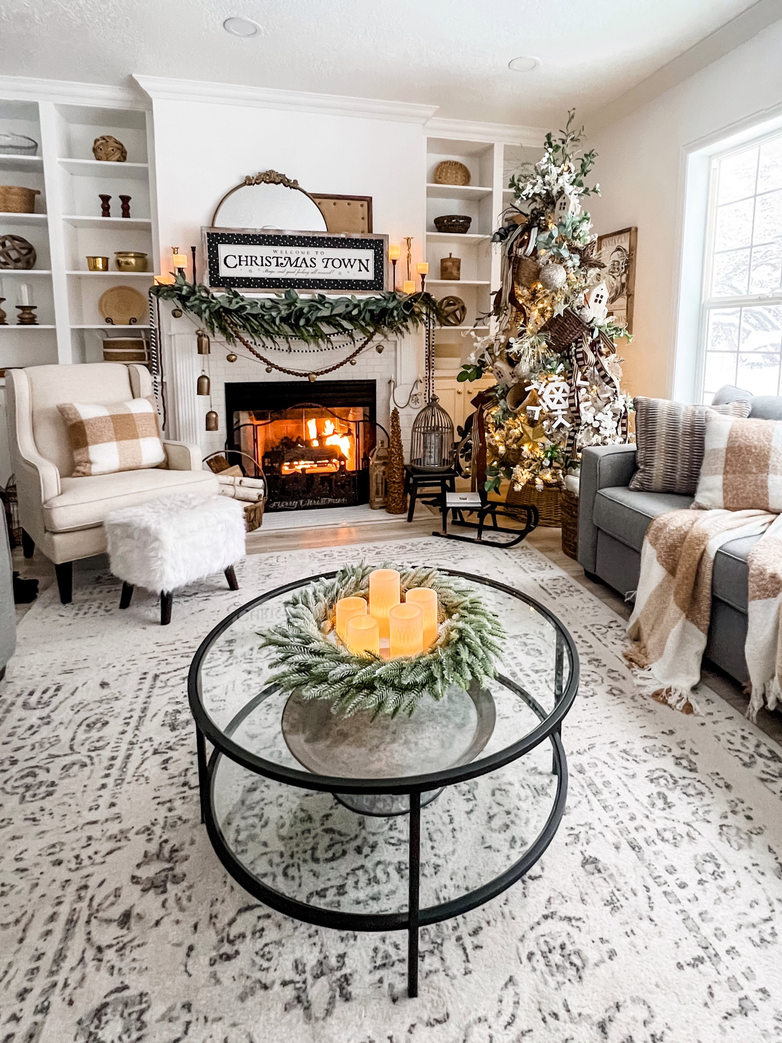 Flameless candles, greenery and wreaths set the tone for a cozy holiday season 

#LTKhome #LTKSeasonal #LTKGiftGuide