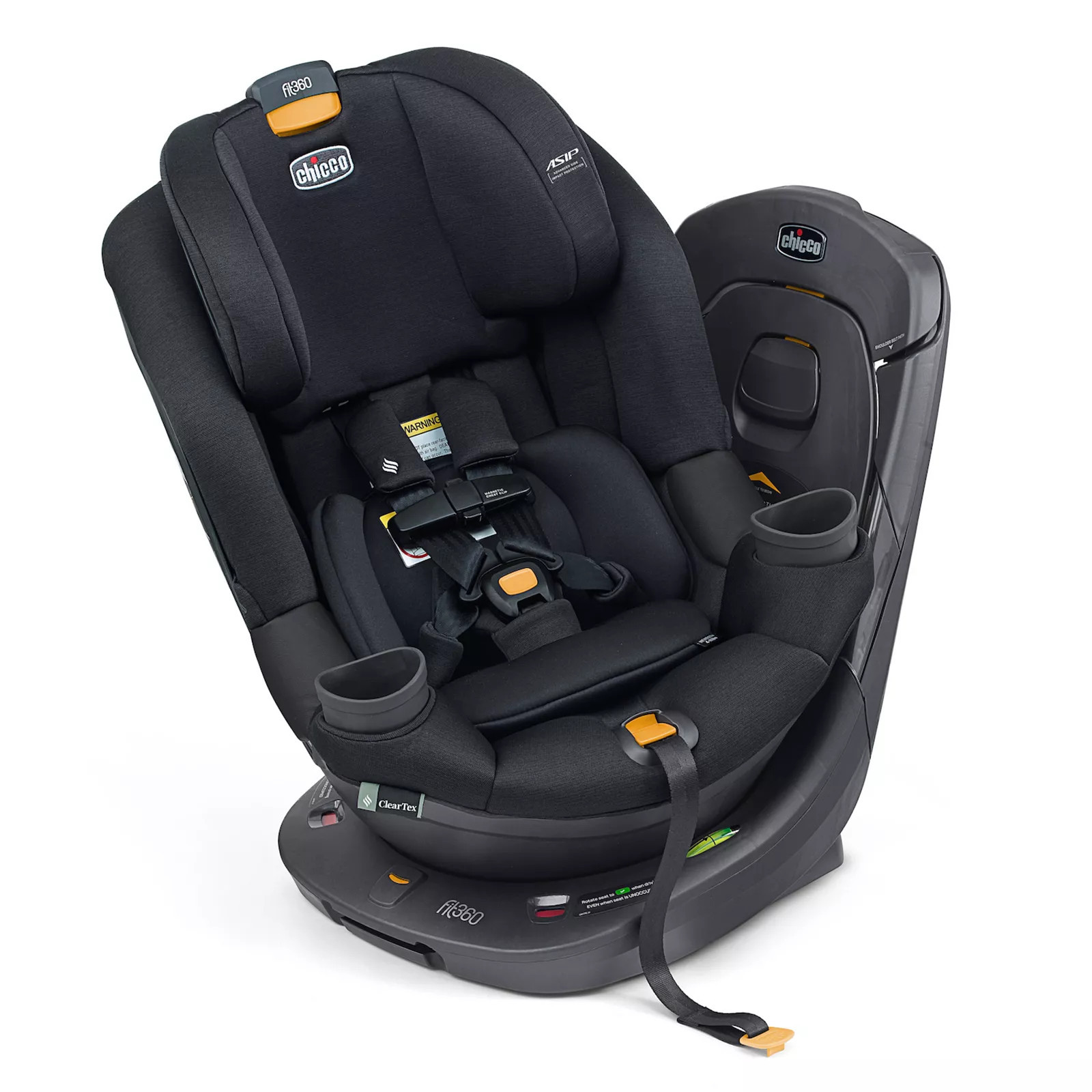 Chicco Fit360 ClearTex Rotating Convertible Car Seat, Black | Kohl's