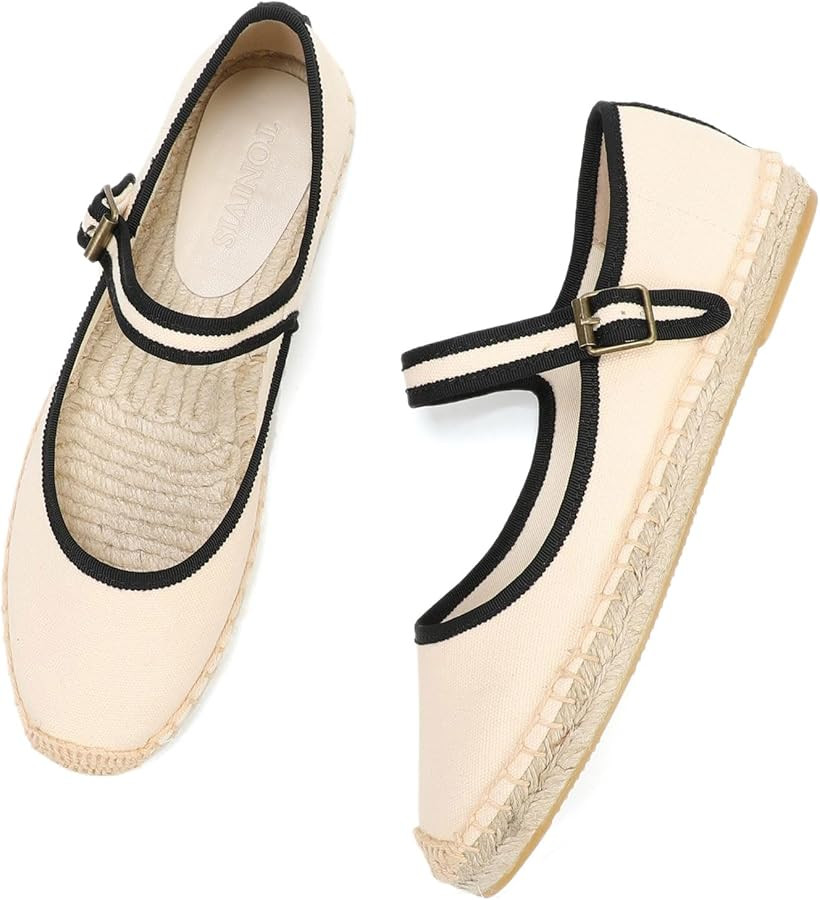 Women’s Espadrilles Breathable Comfortable Flats, Stylish Dress Shoes for All-Day Wear | Amazon (US)