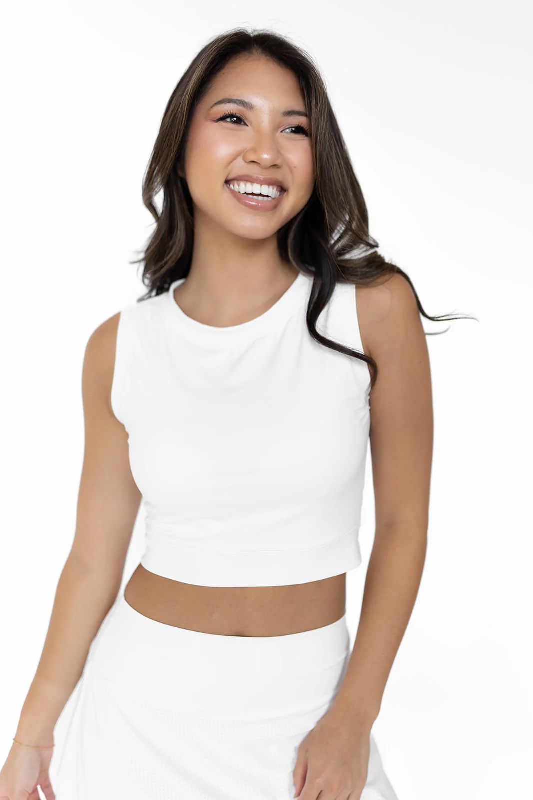 Never Miss Mesh Cropped Tank | Volare Fitness