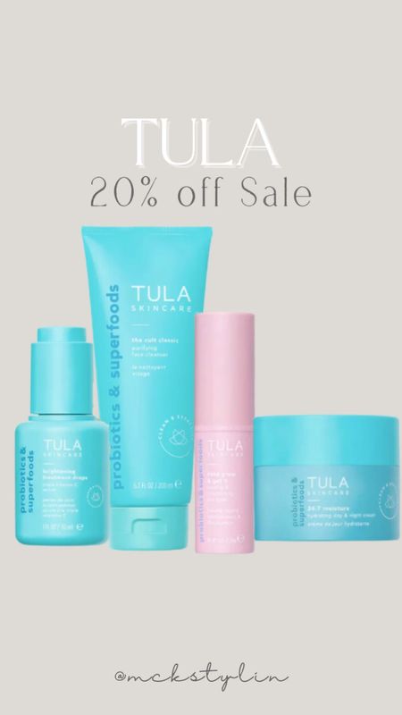 Tula is 20% off sitewide 🤗 they have great skincare products 

#LTKSaleAlert #LTKFindsUnder100 #LTKBeauty