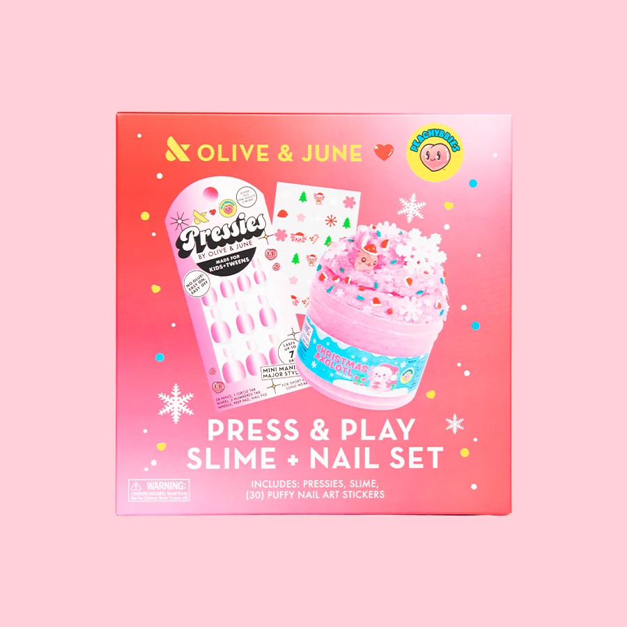 Press & Play Slime + Nail Set | Olive & June