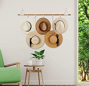 Karwo Hat Rack Hangers Bohemian Womens Hat Organizer Cowboy Hat Hanger for Wall Storage Display R... | Amazon (US)