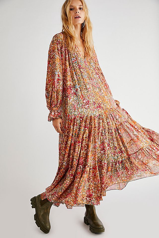 Feeling Groovy Maxi Dress | Free People (Global - UK&FR Excluded)