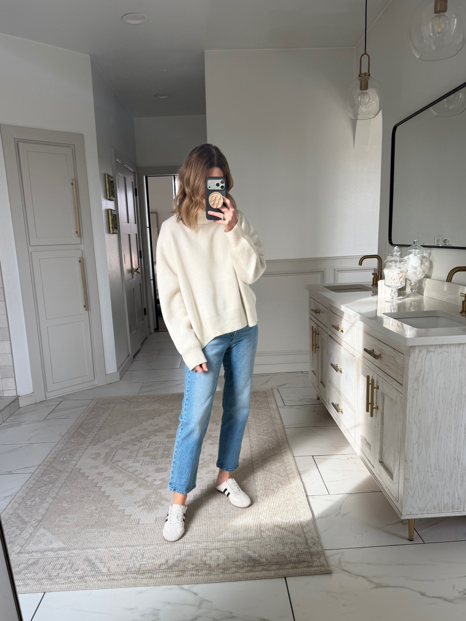 What I wore
Free people sweater size small
Jeans size 27

#LTKOver40