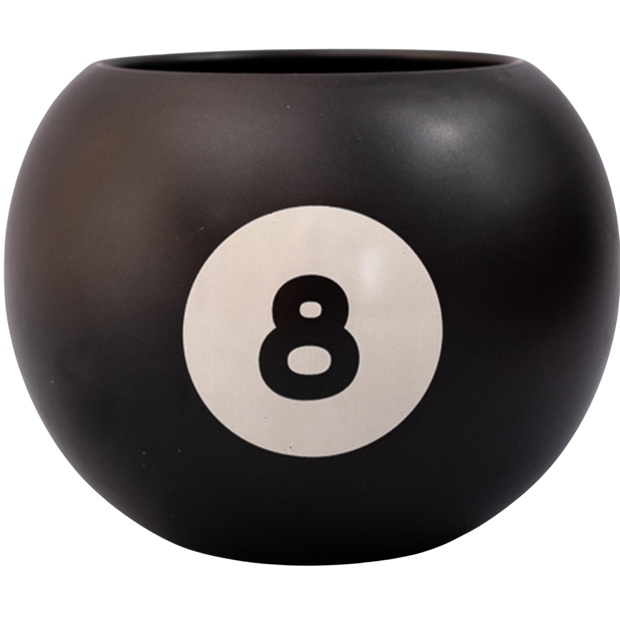 ban.do Novelty 8 Ball Flower Vase, Retro Ceramic Shelf Decor, Unique and Eclectic Vase, 8-Ball | Amazon (US)