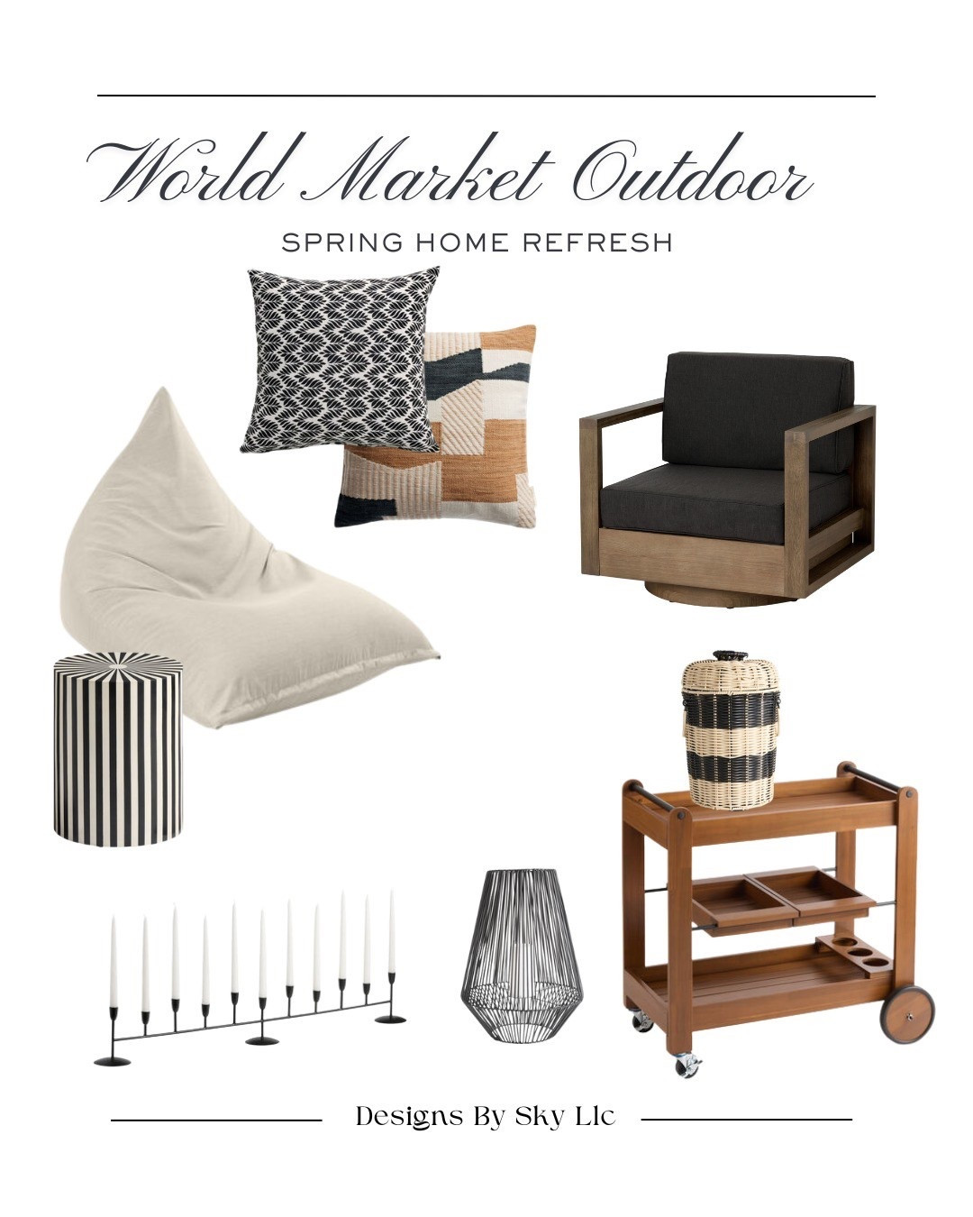 Outdoor but make it bold 🖤 mixing contrast, texture, and statement pieces to create a space that actually feels designed

#outdoorliving #patioinspo #ltkhome #neutraldecor #blackandwhitedecor #homefinds #designinspo

#LTKHome #LTKSaleAlert #LTKSeasonal