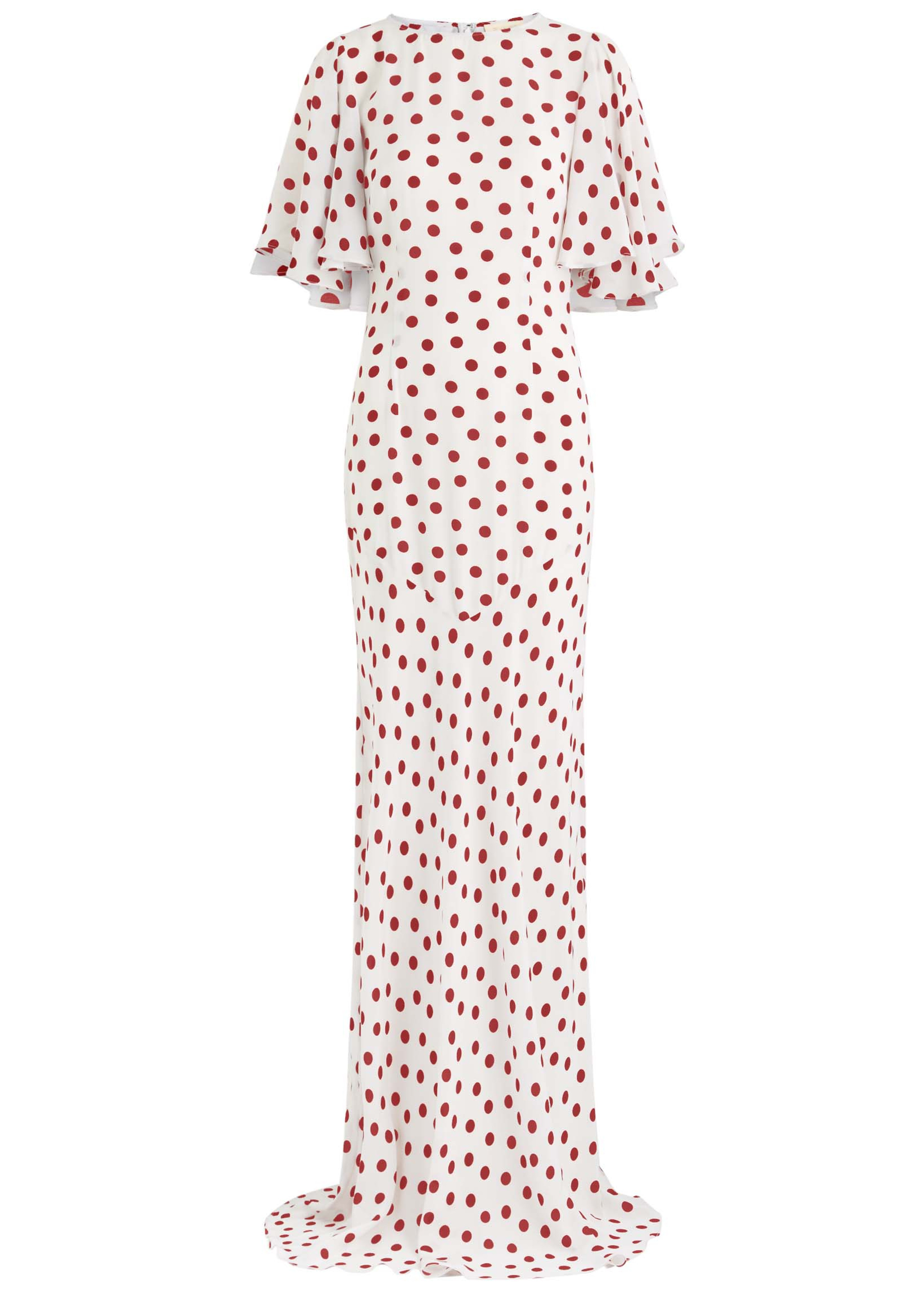 Paloma polka-dot georgette maxi dress | Harvey Nichols