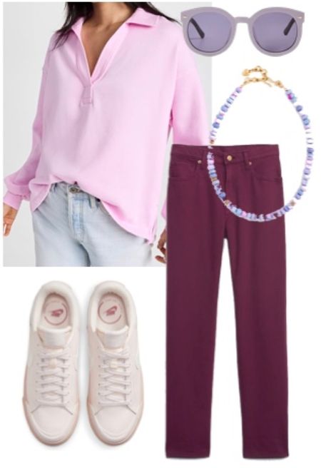 Pink & Plum Casual Outfit ❤️💜🤍

#LTKsalealert #LTKunder100 #LTKSeasonal