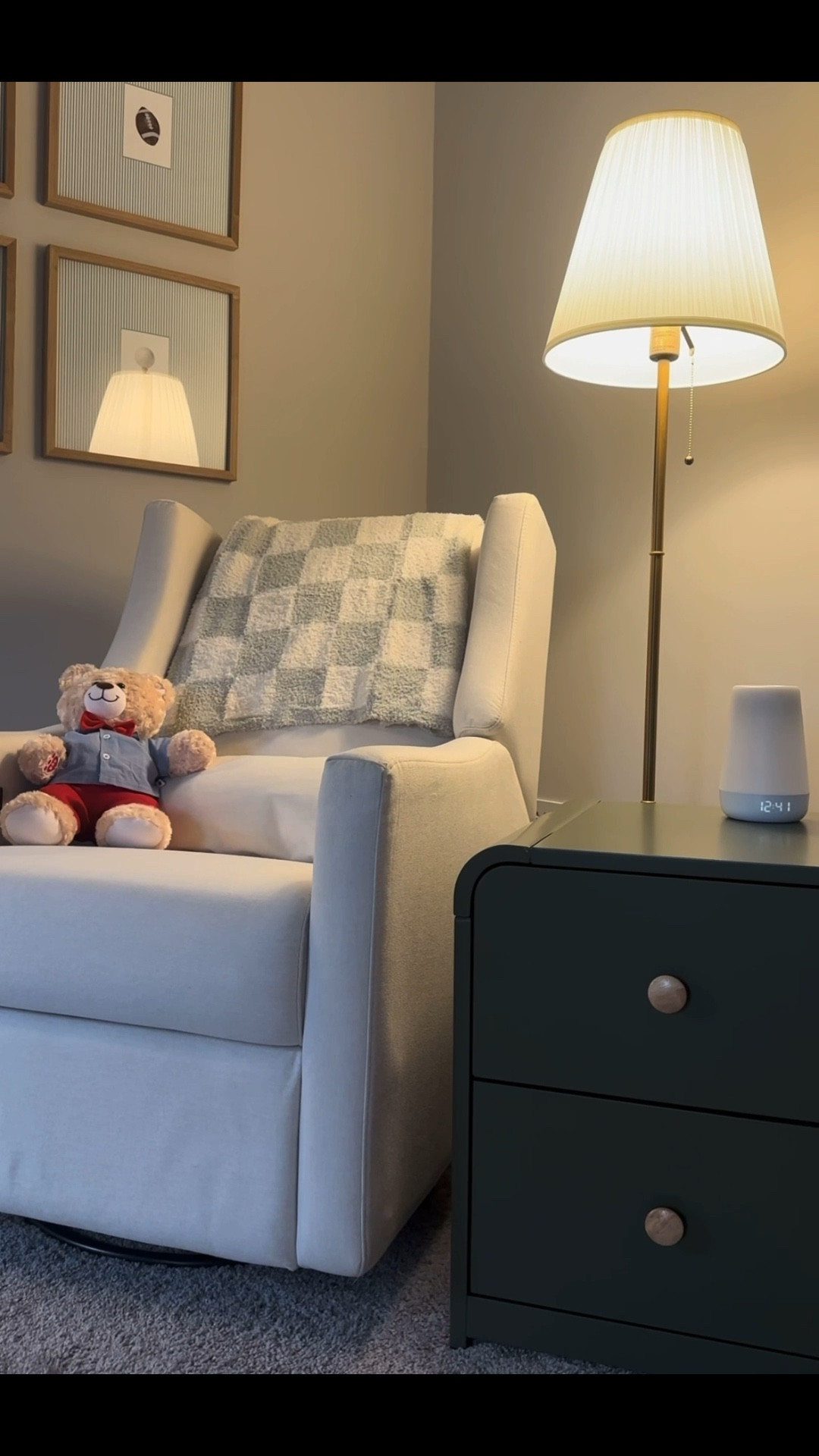 Working on the final touches in our nursery with some help from @Wayfair! 

Vintage sports themed nursery, boy nursery, sage green nursery

#Wayfair #WayfairPartner #Ad 

#LTKHome #LTKmomlife #LTKBaby