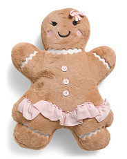 26x19 Koda Oversized Gingerbread Woman Pillow | Throw Pillows | Marshalls | Marshalls