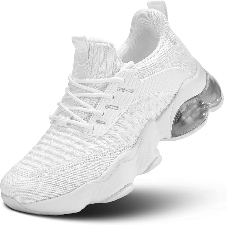 Womens Slip On Walking Shoes Air Running Casual Fashion Tennis Sneakers Comfortable Non Slip Work... | Amazon (US)