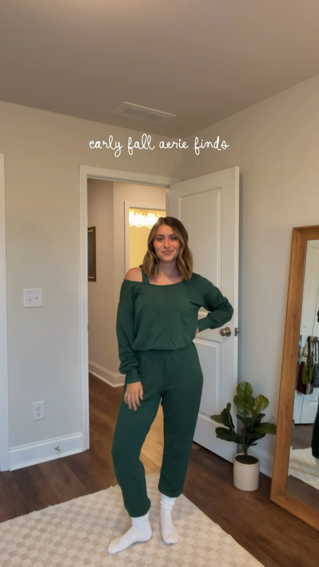 early fall aerie finds 🧸🍁 shop the Real Rewards Sale this weekend to get $$$ off! 

aerie haul | fall finds | matching set | denim jacket | rugby polo | fall trends | track pants

#LTKSaleAlert #LTKTravel #LTKootd