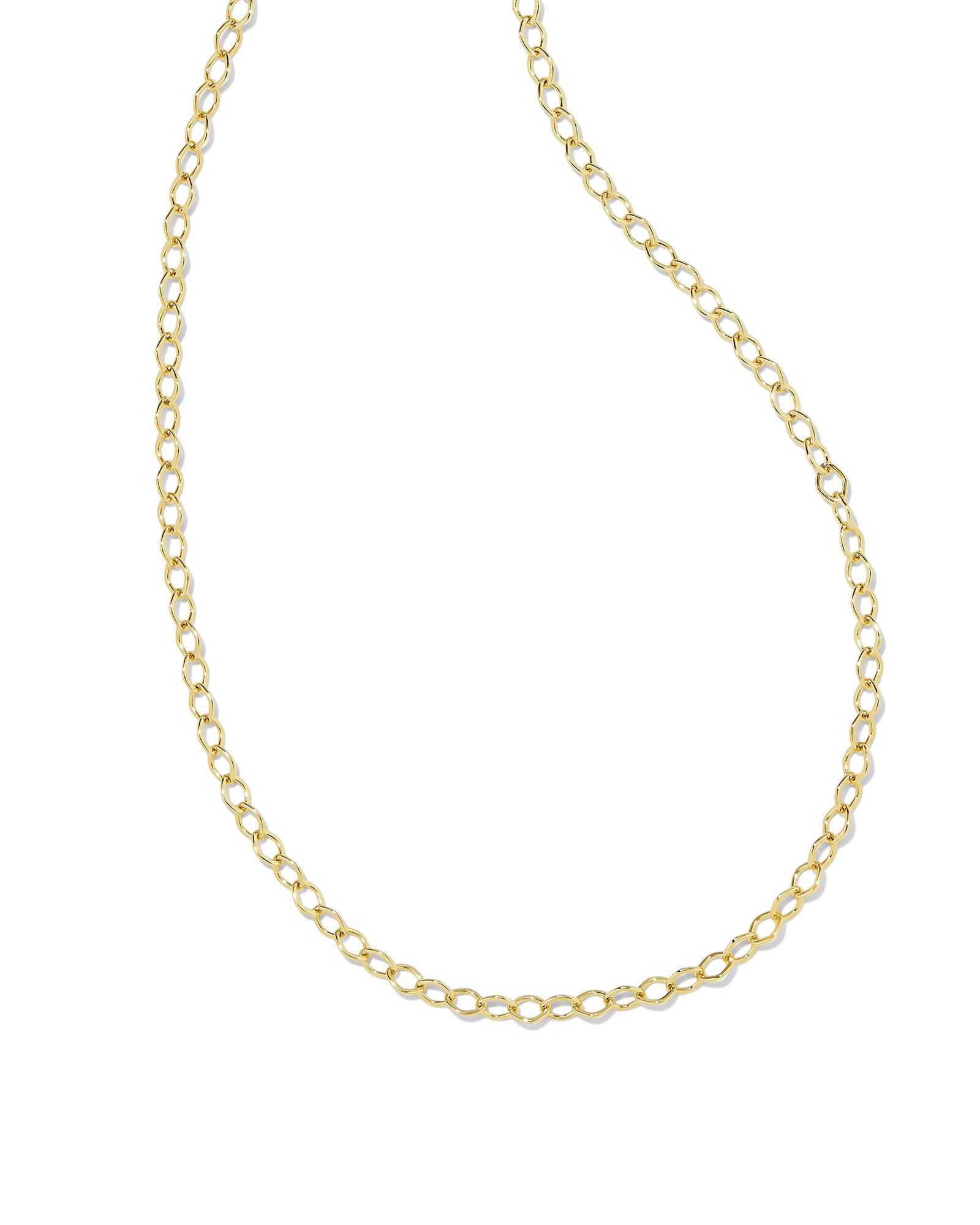 Kit Gold Chain Necklace in White Crystal | Kendra Scott