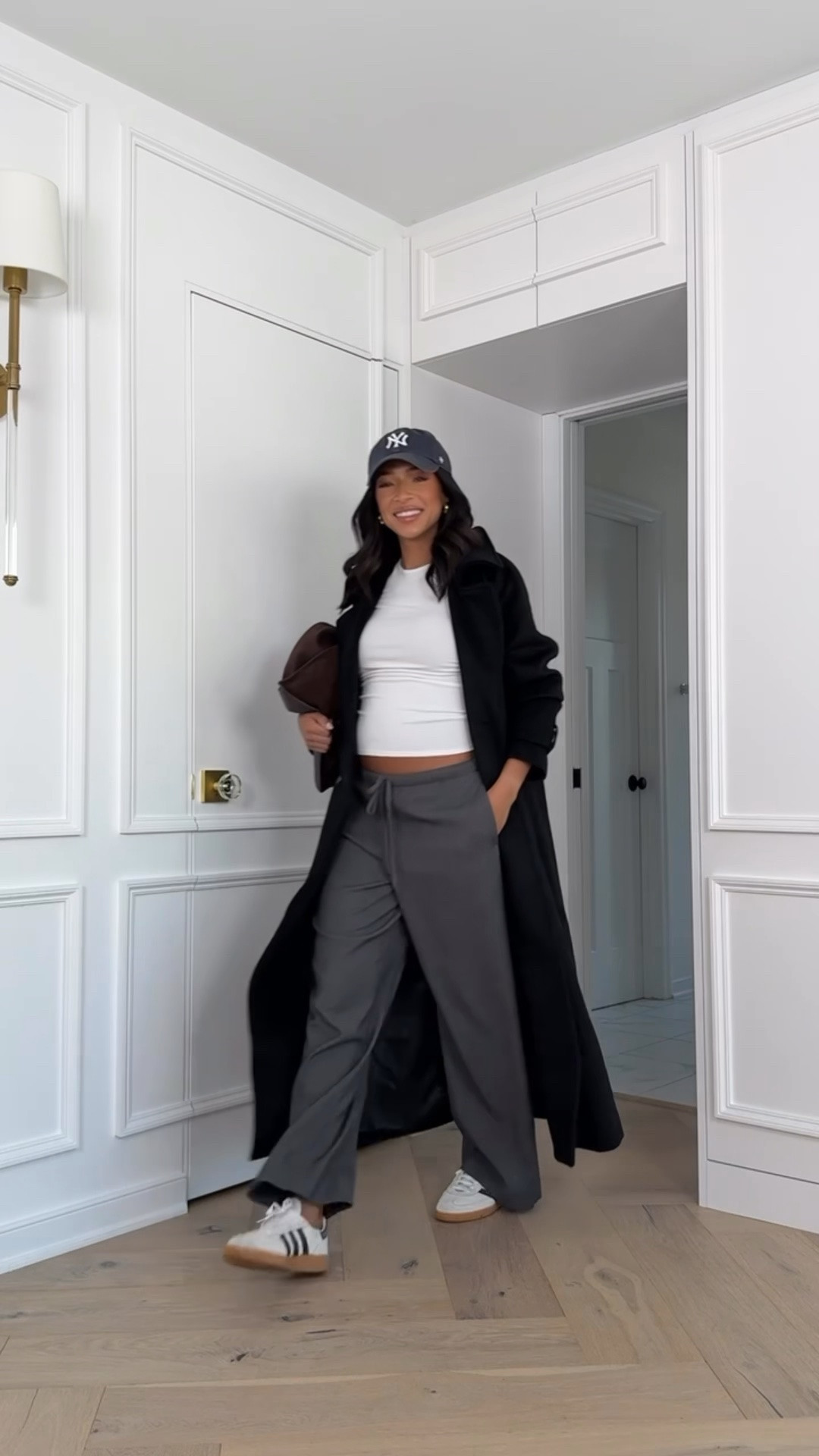 The fall outfits I'd wear in New York City! These outfits are so chic, versatile, and the perfect autumn outfits to pack for a week exploring the city 🗽🍂 Sizing details below 👇🏽 

White tank - S 
Grey pants - M 
Black trench coat - M Tall 
Green sweater tank - S 
Brown bubble hem jacket - M Black bootcut jeans - 29 Long White tee - S 
Grey sweater - M 
Mini skort - M 
Leather jacket - S 
Black baby tee - S 
Black bootcut pants - 29 Long 
Grey sweater tank - S 
Blazer - M 
Low rise baggy jeans - 29 long 

fall fashion, dinner outfit, date night outfits

#LTKSeasonal #LTKTravel