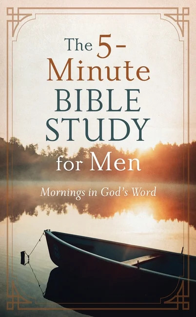 5-Minute Bible Study: The 5-Minute Bible Study for Men: Mornings in God's Word (Paperback) | Walmart (US)