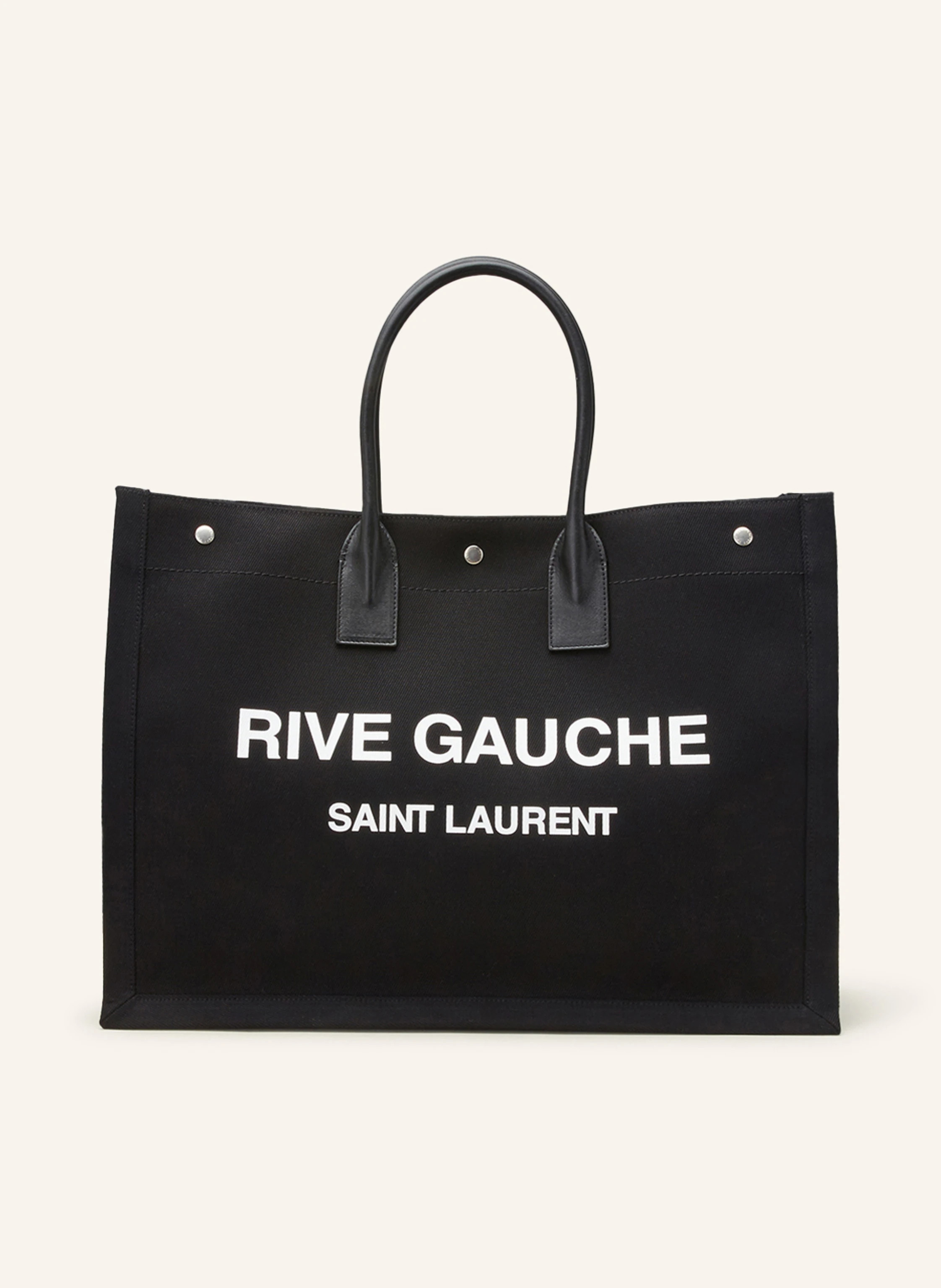 SAINT LAURENT Shopper RIVE GAUCHE in schwarz/ weiss | Breuninger (DACH)