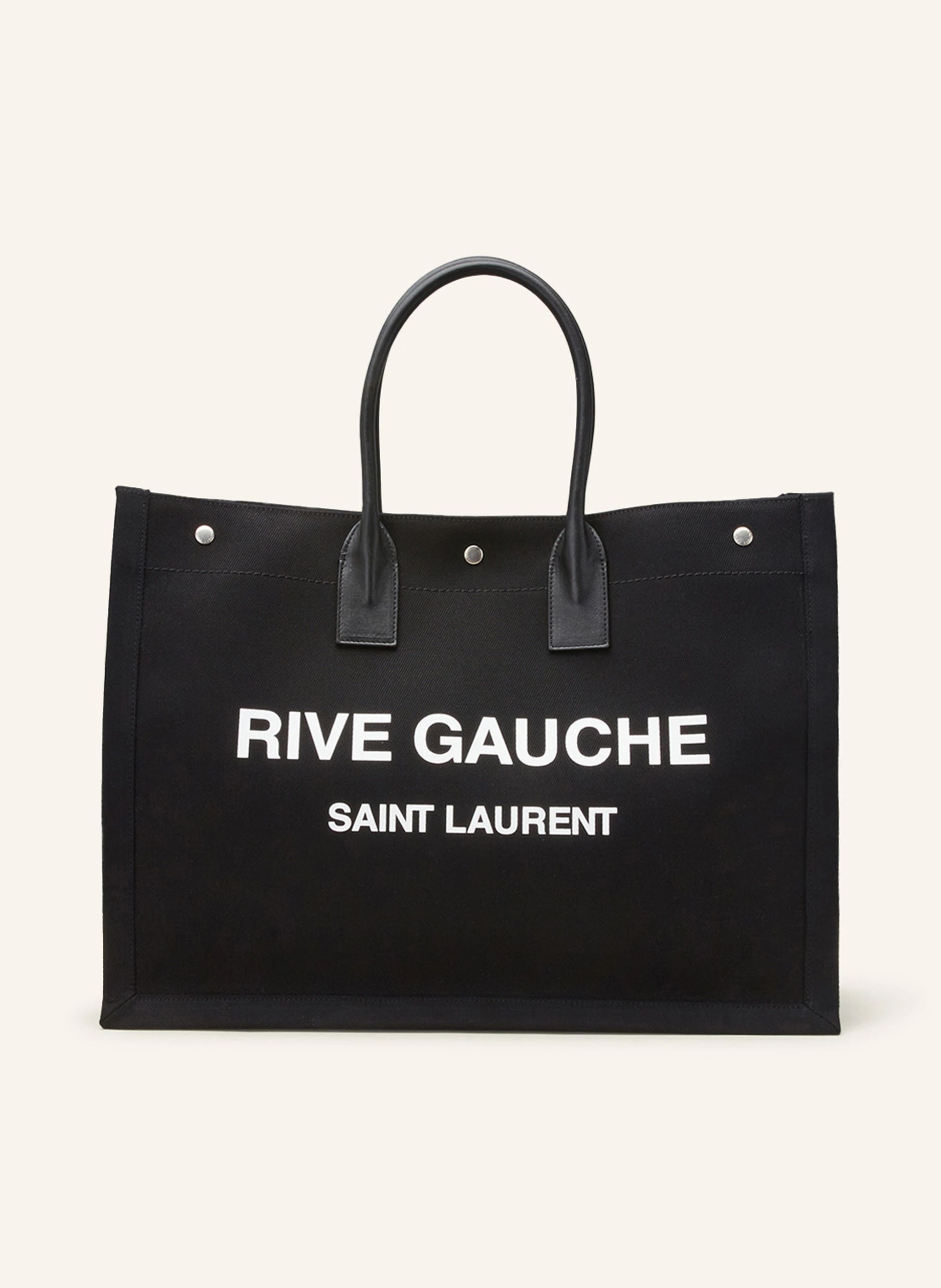 SAINT LAURENT Shopper RIVE GAUCHE in schwarz/ weiss | Breuninger (DACH)