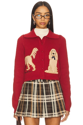 The Lady Tripper Cardigan in Ruby Red | Revolve Clothing (Global)