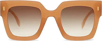 SOJOS Vintage Oversized Square Sunglasses for Women,Retro Womens Luxury Big Sun Glasses UV400 Pro... | Amazon (US)