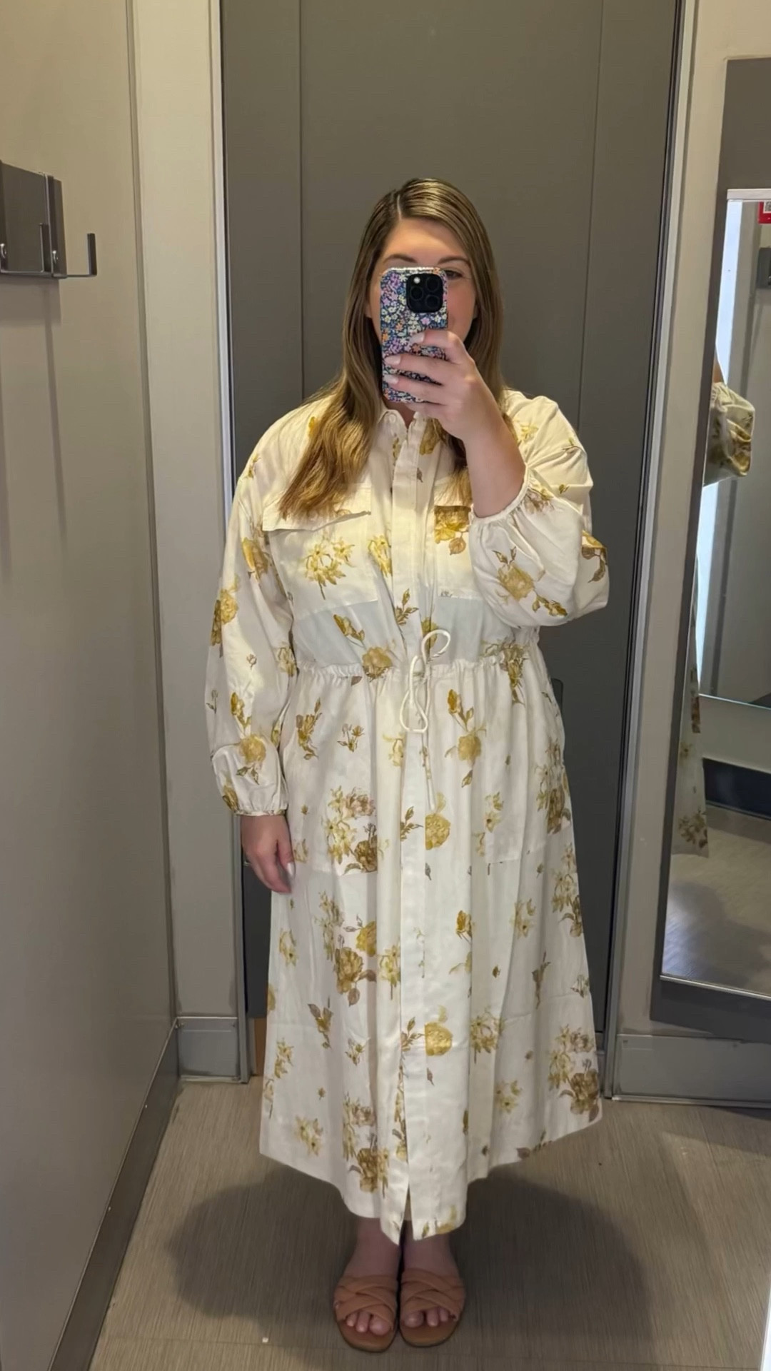 #ad This white floral utility midi shirt dress is comfy, polished, and so easy to style for winter. The long sleeves and tie waist give it a flattering shape, and the lightweight fabric layers perfectly with boots and a long coat. A great option for winter events, holiday brunch, or everyday casual style.

white floral dress, winter midi dress, utility shirt dress, holiday outfit ideas, winter fashion

#LTKPlusSize #LTKHoliday #LTKMidsize