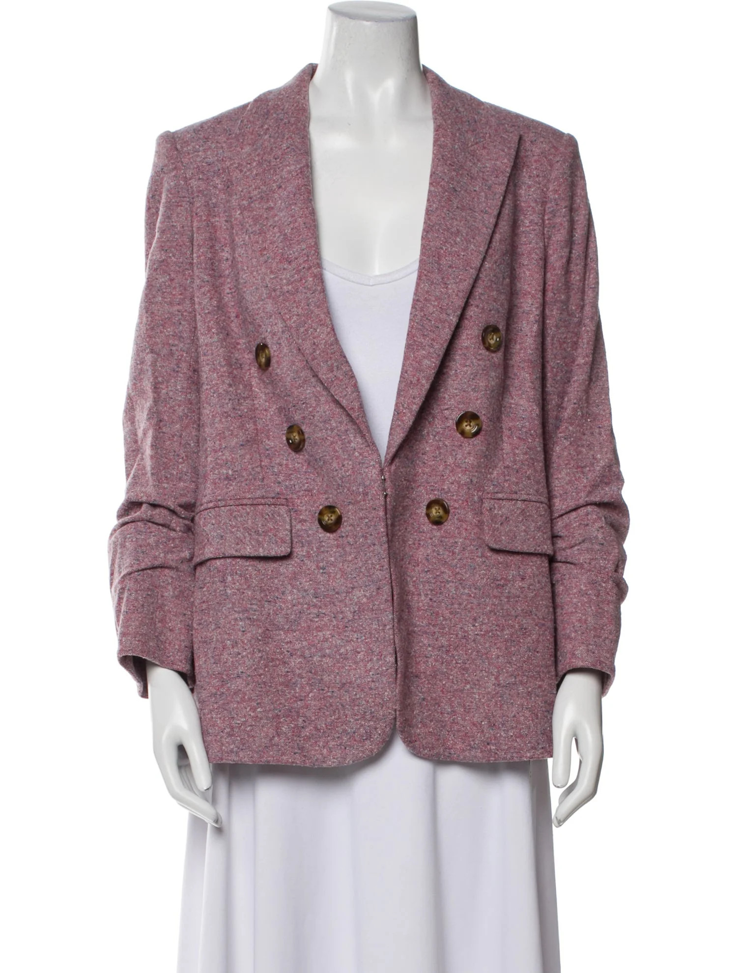 Tweed Pattern Blazer | The RealReal