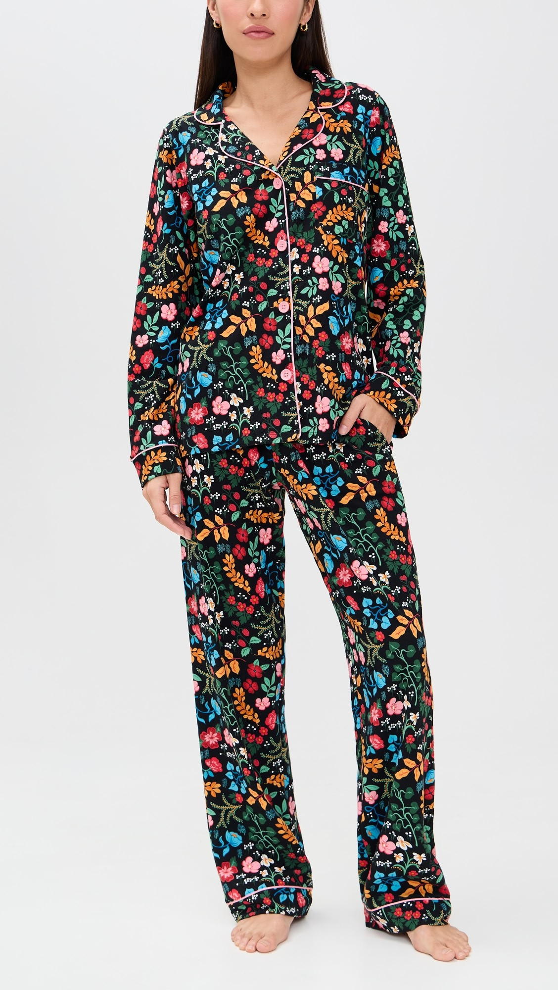 Winter Blooms Classic Pajama Set | Shopbop