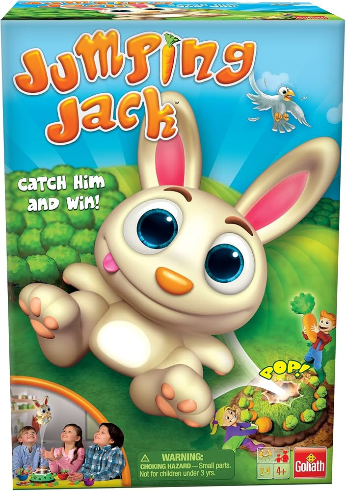 Jumping Jack Game by Goliath — Pull Out a Carrot and Watch Jack Jump by Goliath | Amazon (US)