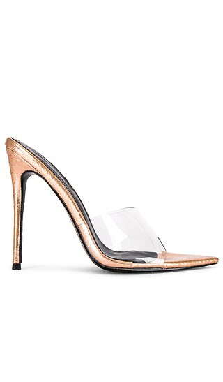 Gianni Faux Python Leather Mule in Rose Oro | Revolve Clothing (Global)