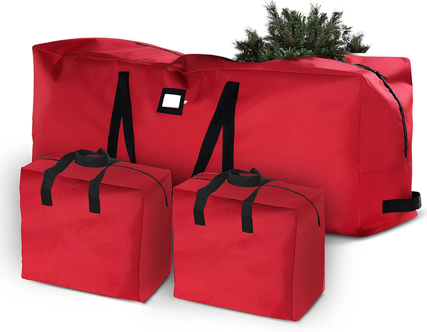Amazon.com: Zober 3-Pack Christmas Artificial Tree Storage Bag and Two Garland Bags; Holiday Tree... | Amazon (US)