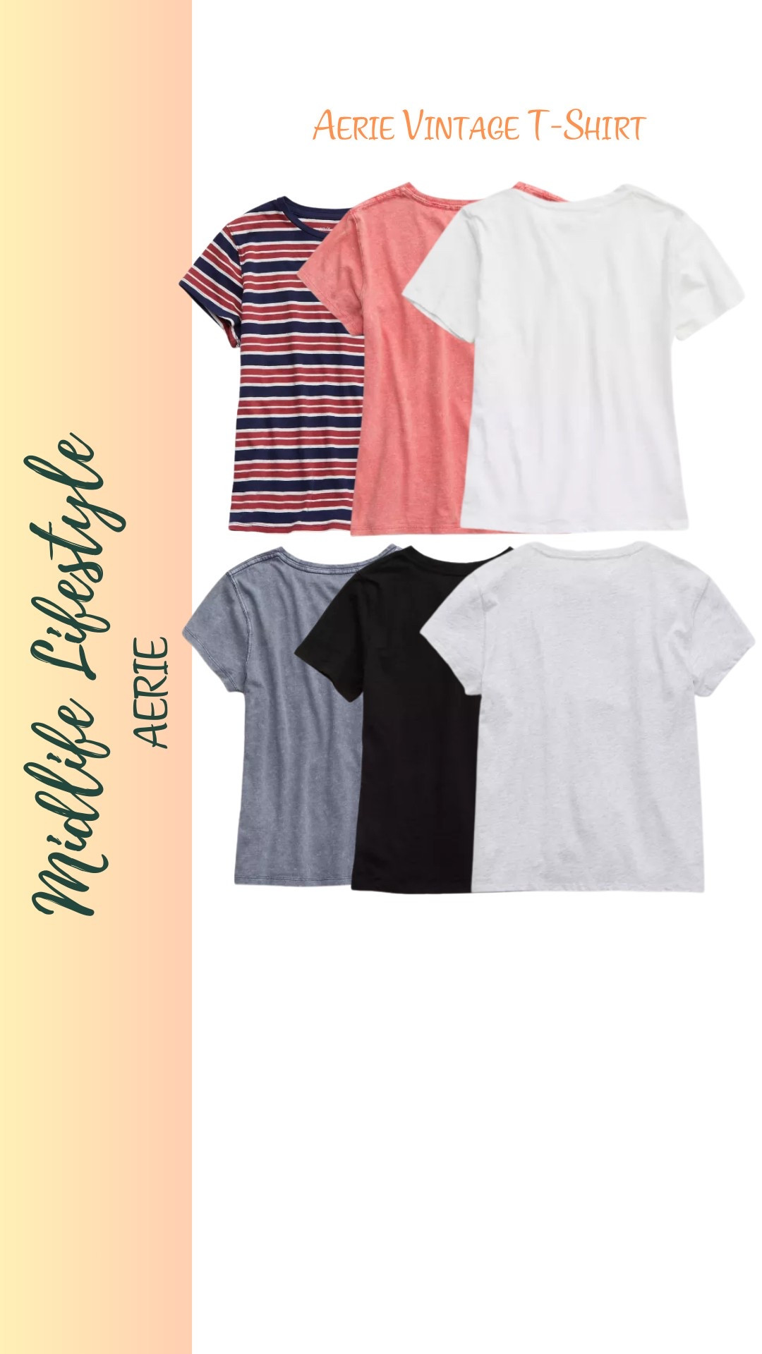 Keep it classic with the Aerie Vintage T-Shirt—your go-to tee with that perfect old-school vibe. 

Effortless style, always. 

#AerieStyle #VintageVibes #TimelessTees

#LTKStyleTip #LTKSaleAlert