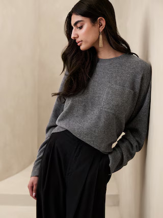 Caro Oversized Lightweight Cashmere Sweater | Banana Republic (US)