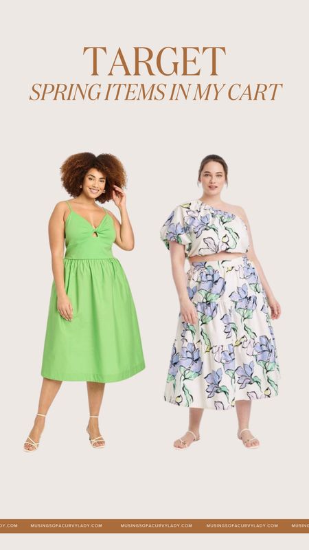 These adorable spring outfits from Target are in my cart! Can’t wait to get these🤩

spring fashion, plus size fashion, floral, flowers, outfit inspo, green, two piece set

#LTKplussize #LTKstyletip #LTKfindsunder50