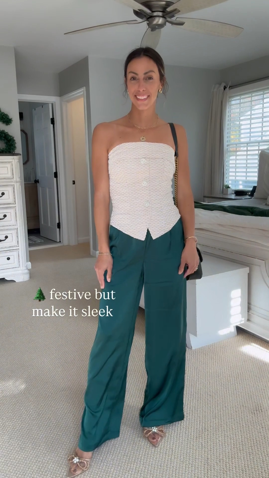 Boujee on a budget 🤩 Festive outfit inspo 🌲✨

Classy, chic, and sleek! 

Holiday outfit | holiday party | holiday style | Christmas style | simple outfit | comfortable outfit | sleek outfit | chic outfit | heels | gucci | family photos | Christmas photo 

#LTKHoliday #LTKSeasonal #LTKFindsUnder50