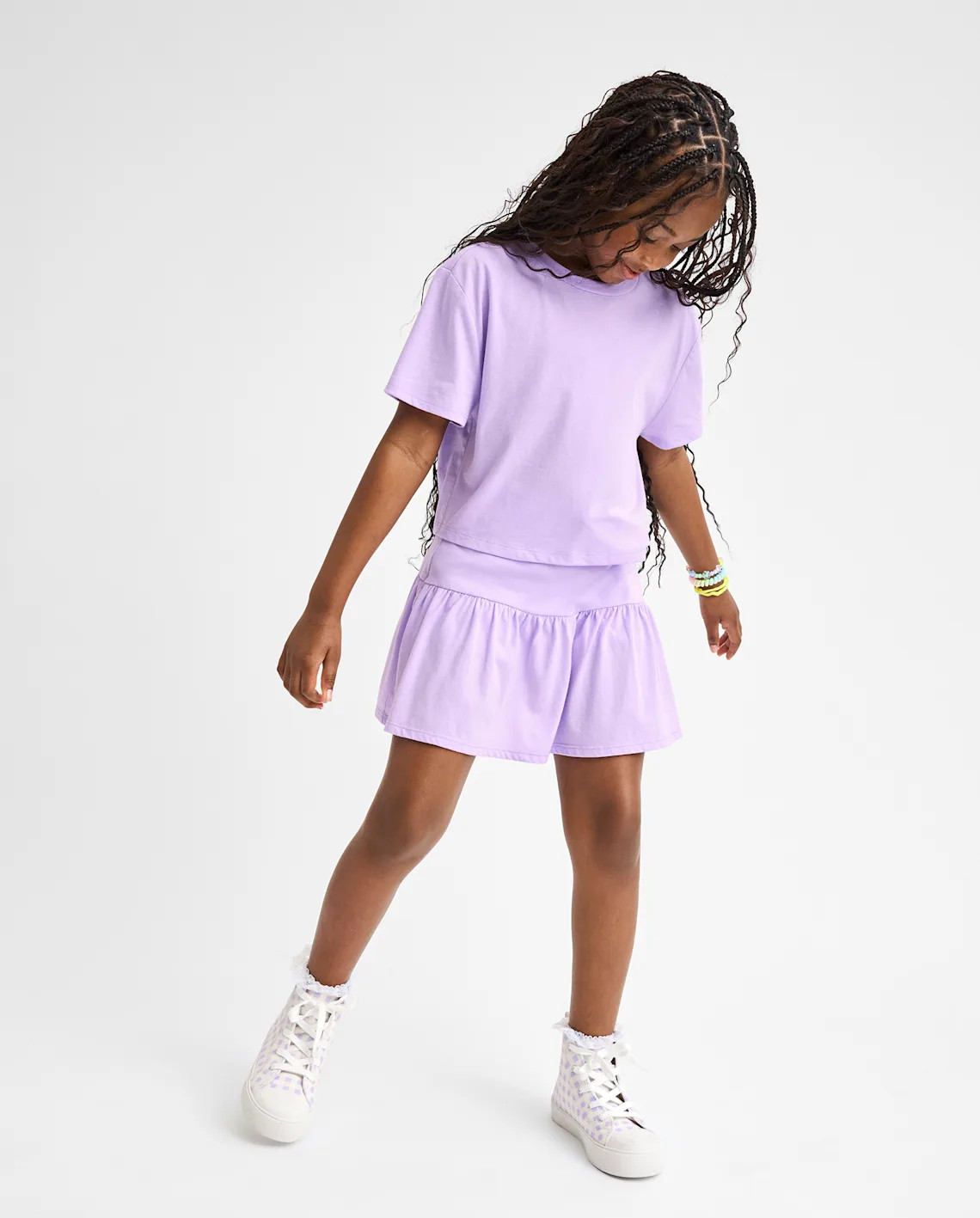 Girls Tiered Skort - purple | The Children's Place