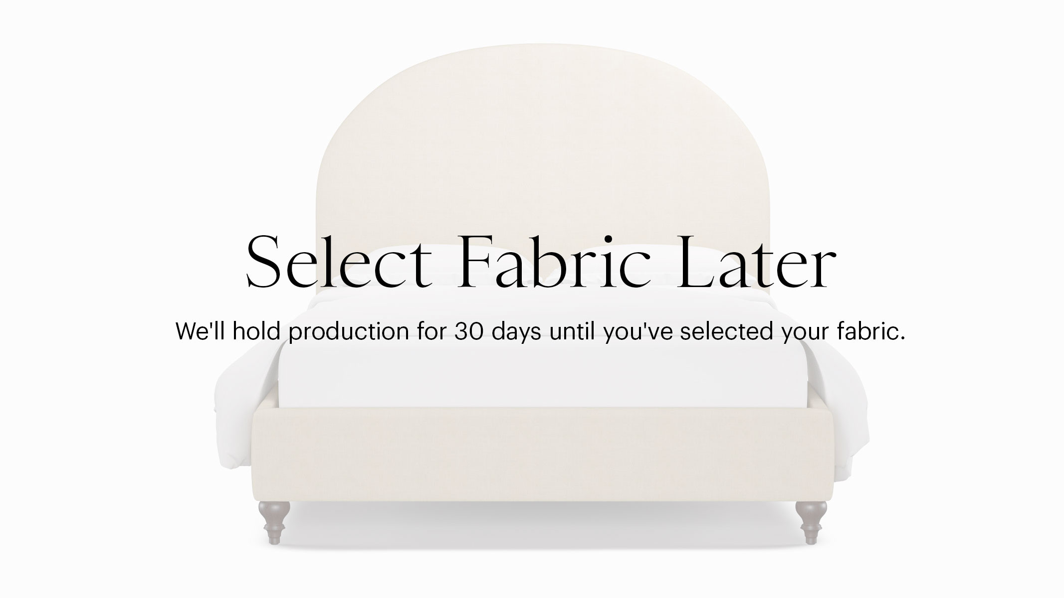 Demilune Platform Bed | The Inside