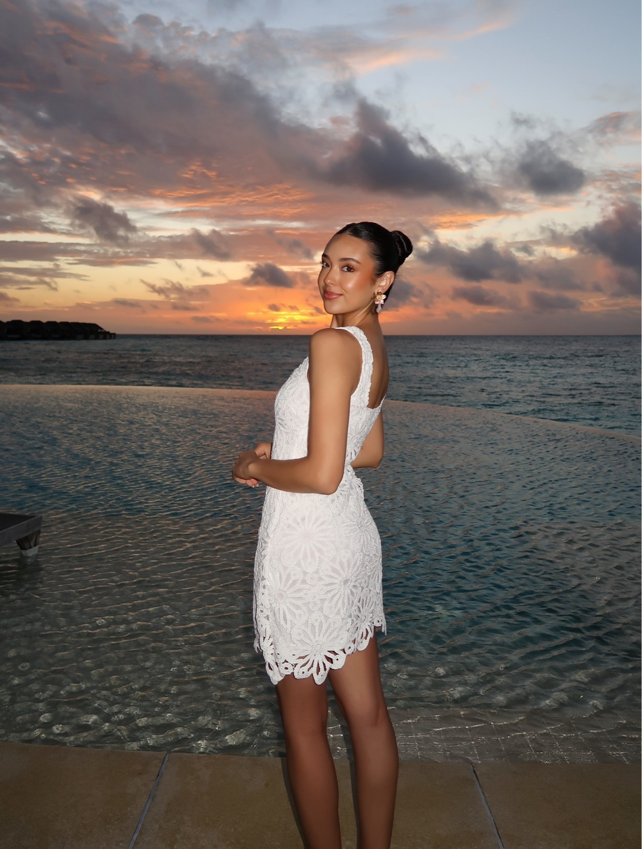 Summer white mini dress #MiniDress #SummerDress #Maldives #VacationStyle #VacationOutfit ￼

#LTKBeauty #LTKTravel #LTKWedding