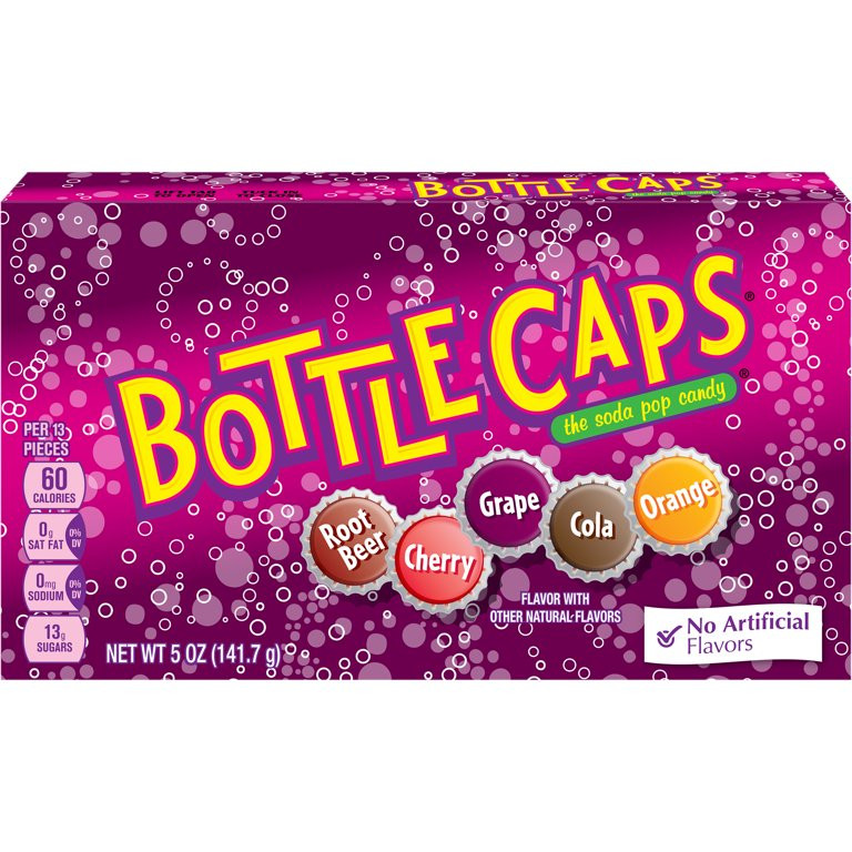 Bottle Caps, Soda Pop Flavored Candy, 5 oz Theater Box | Walmart (US)