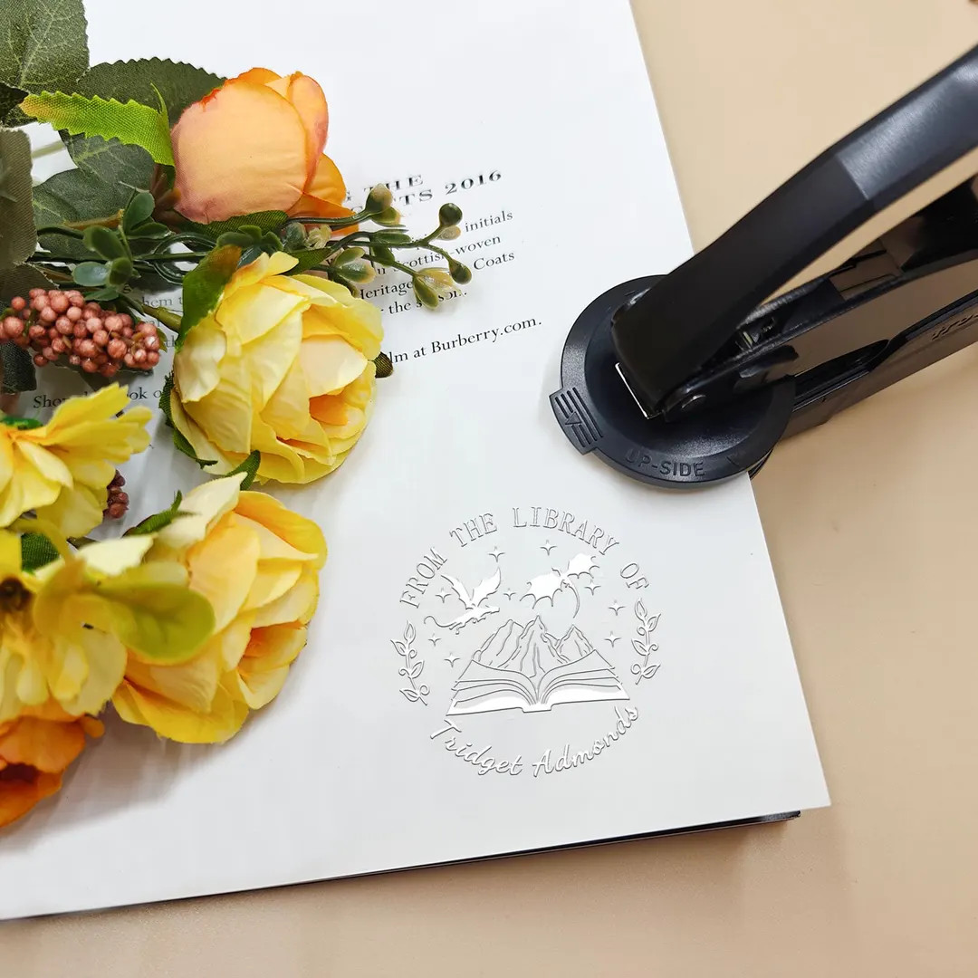 Book Embosser Personalized, Custom Embosser Stamp, From the Library of Book Embosser, Ex Libris S... | Etsy (US)