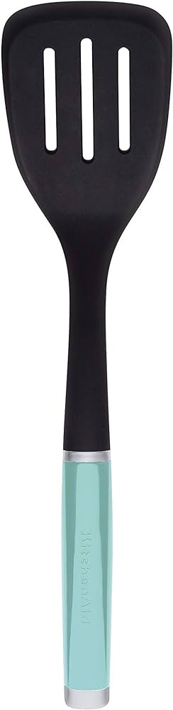 KitchenAid Classic Nylon Slotted Turner, 13.66-Inch, Aqua Sky | Amazon (US)