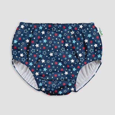 green sprouts Toddler Star Americana Pull-Up Absorbent Reusable Swim Diaper - Navy | Target