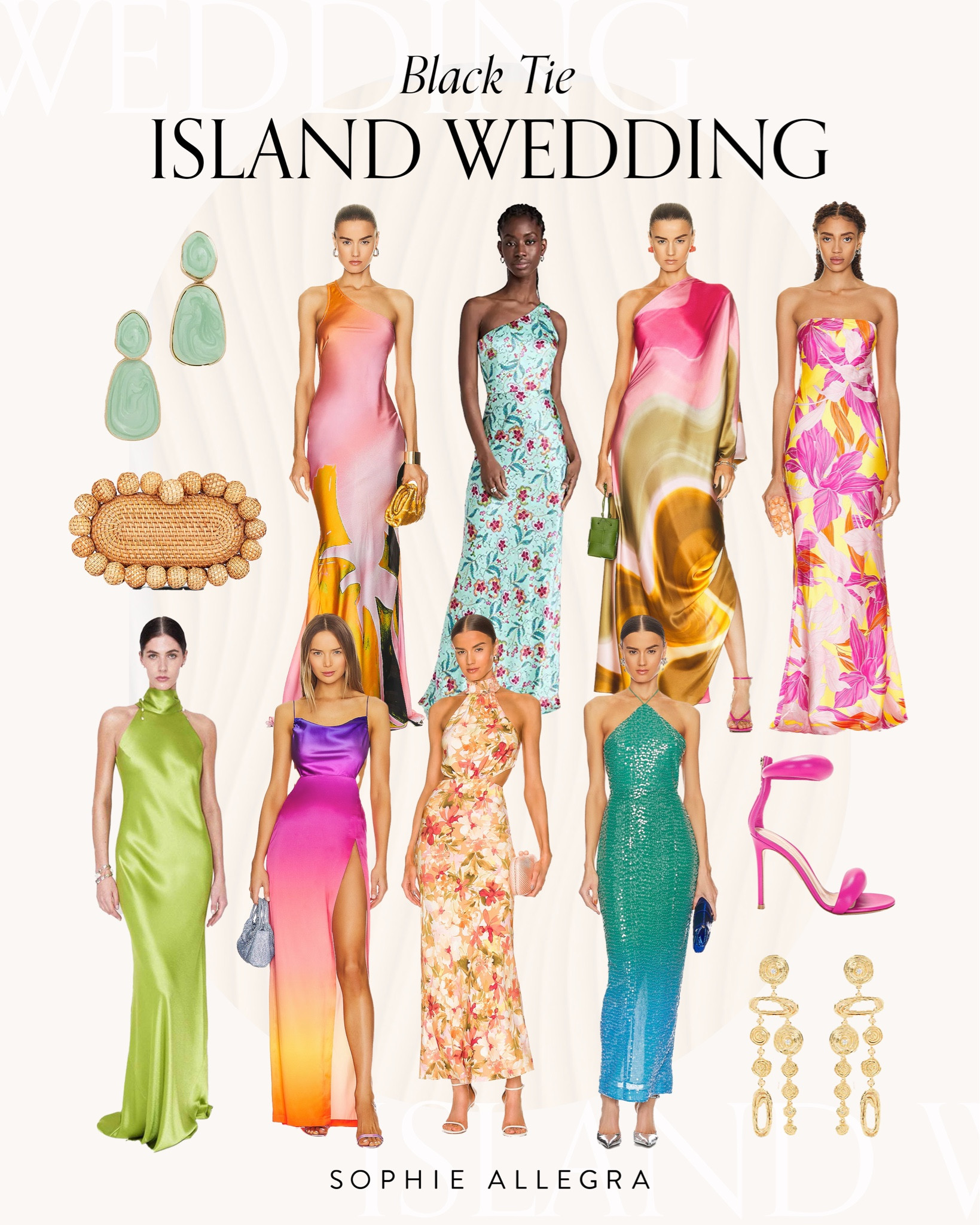 What to wear to an island black tie wedding #wedding #island #dress

#LTKwedding