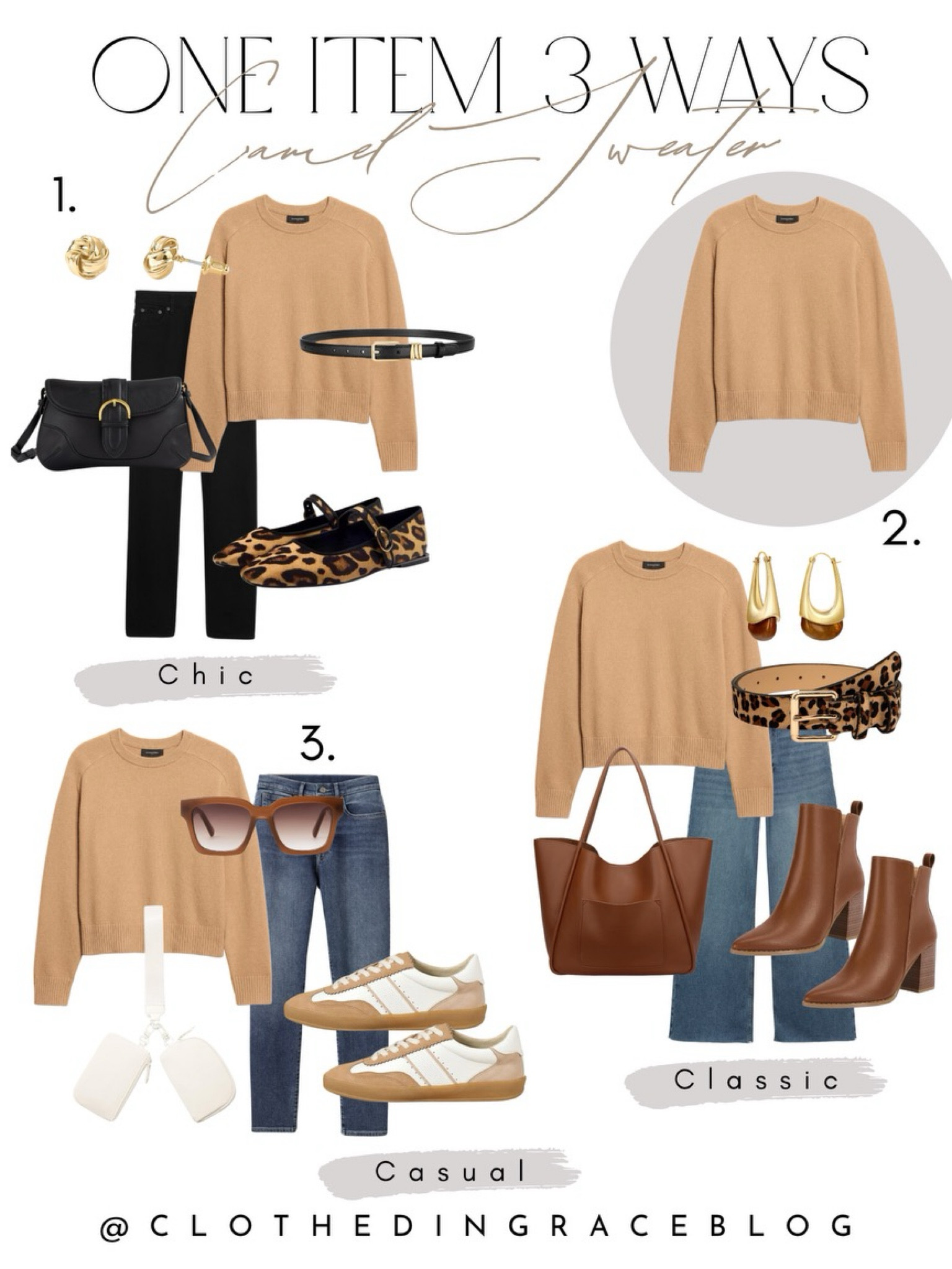 Camel sweater 3 ways 


#LTKStyleTip #LTKFindsUnder50 #LTKFindsUnder100