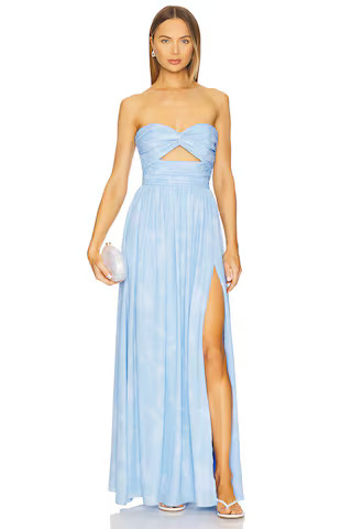 Katie May Adele Gown in Light Blue from Revolve.com | Revolve Clothing (Global)