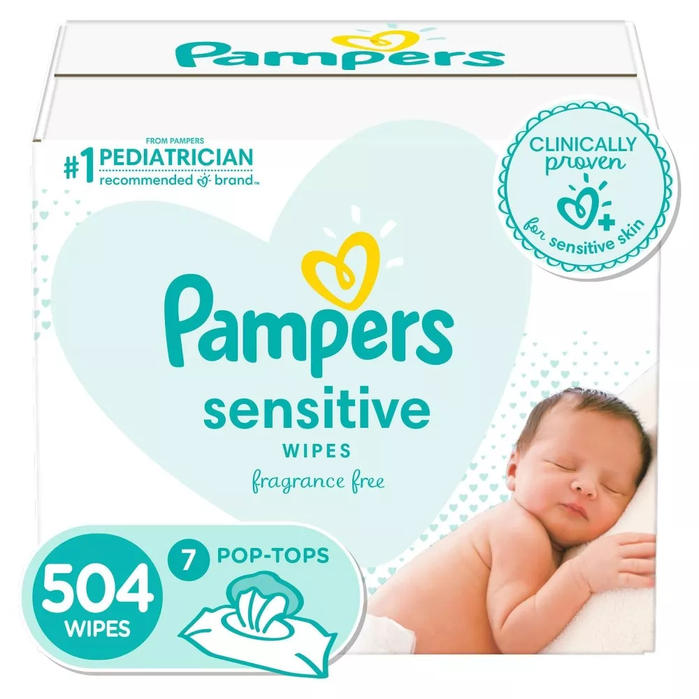 Pampers Swaddlers Active Baby Diapers Super Pack - Size 1 - 96ct : Target