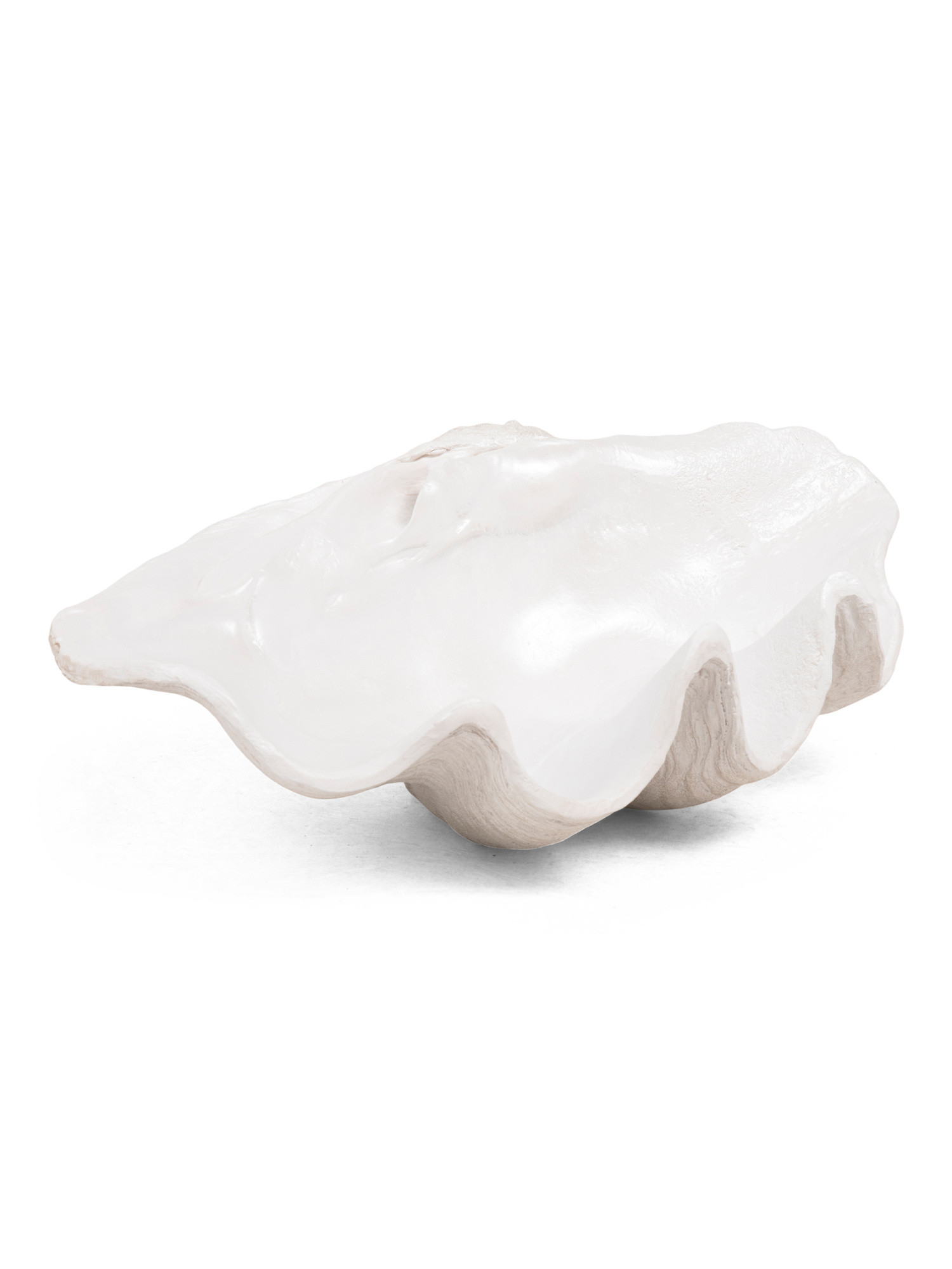 25in Pearlized Clam Shell Decorative Bowl | TJ Maxx
