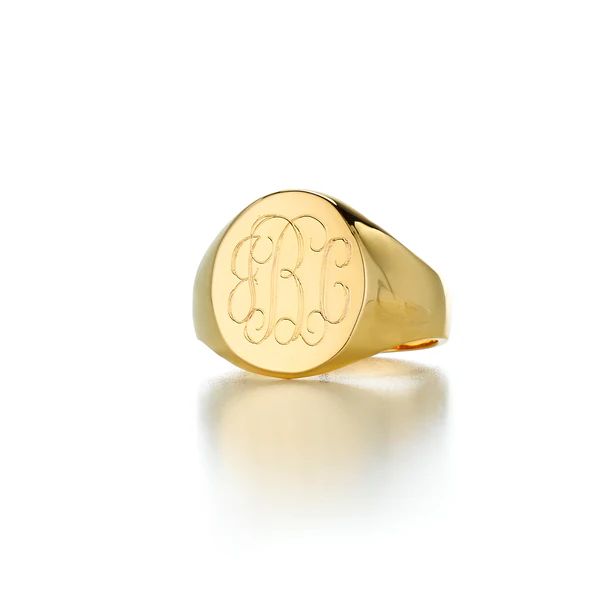 LANA OVAL SIGNET RING | Sarah Chloe