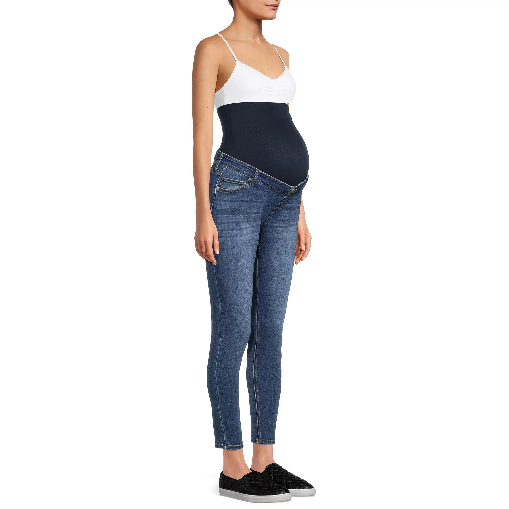 Time and Tru Women's Maternity Skinny Jeans | Walmart (US)