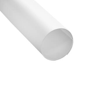 60 in. White Plastic Shower Rod Cover | The Home Depot